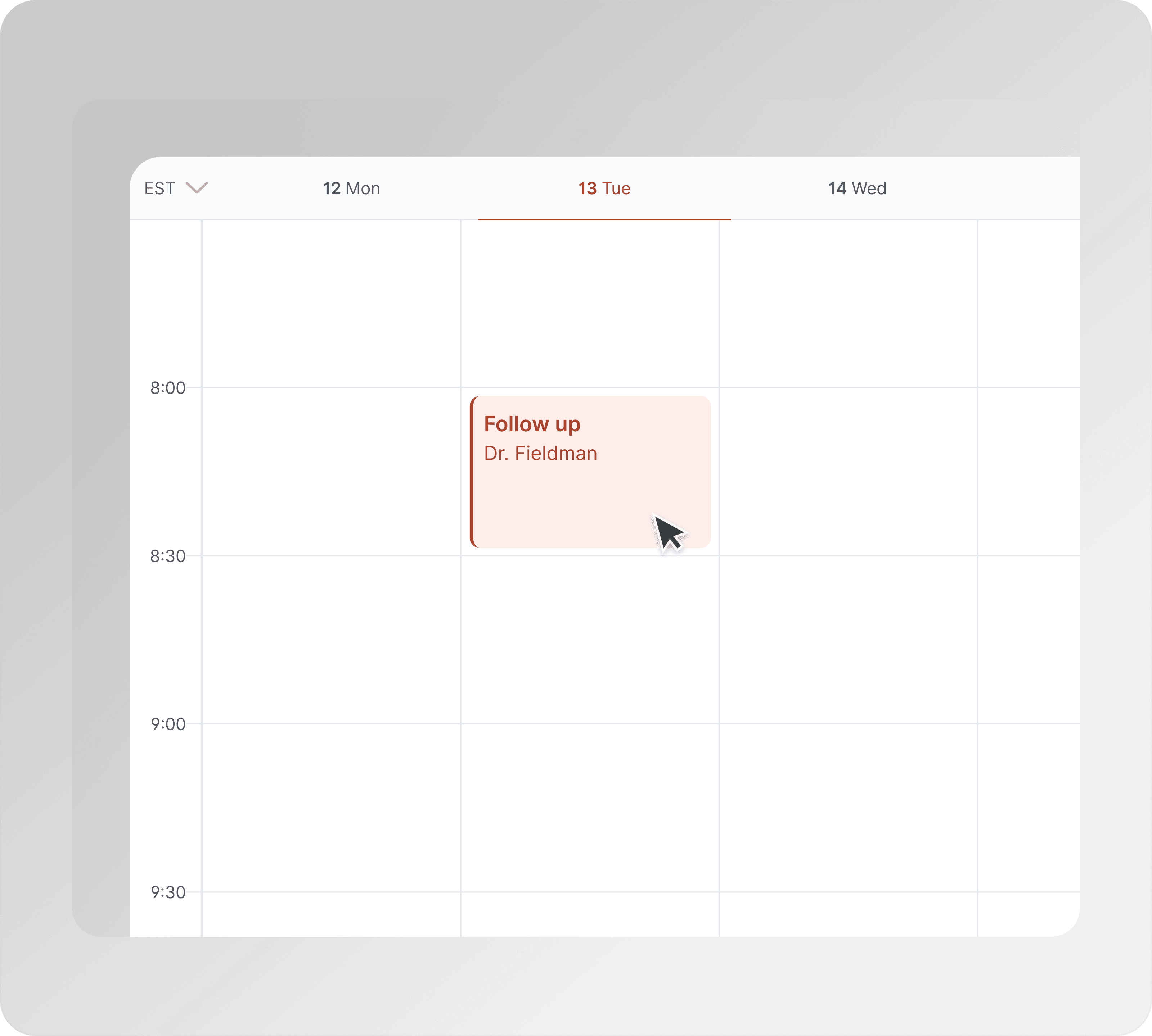 A follow-up appointment booked on the calendar within the same conversation