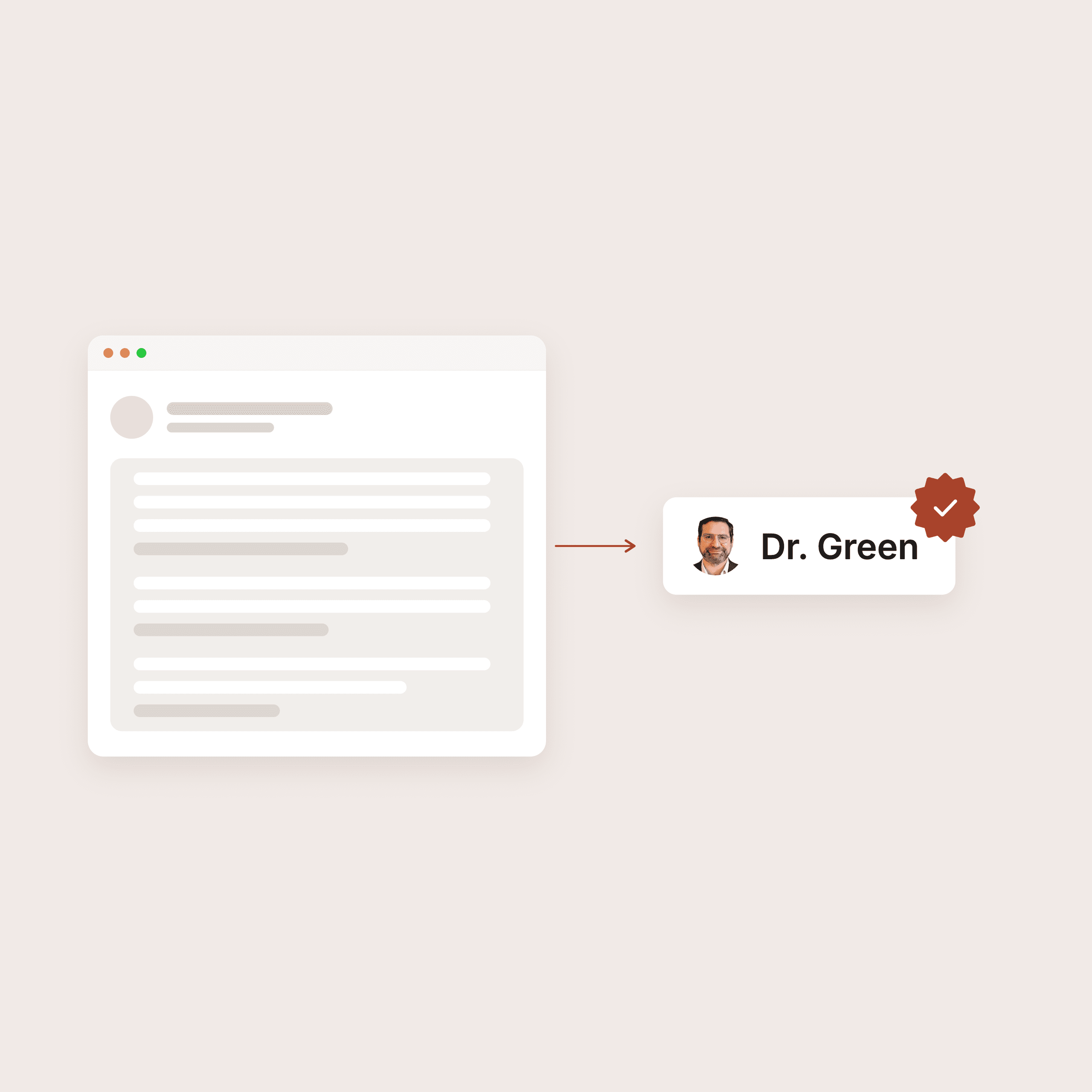 A drafted plan routed to Dr. Green for review and sign-off