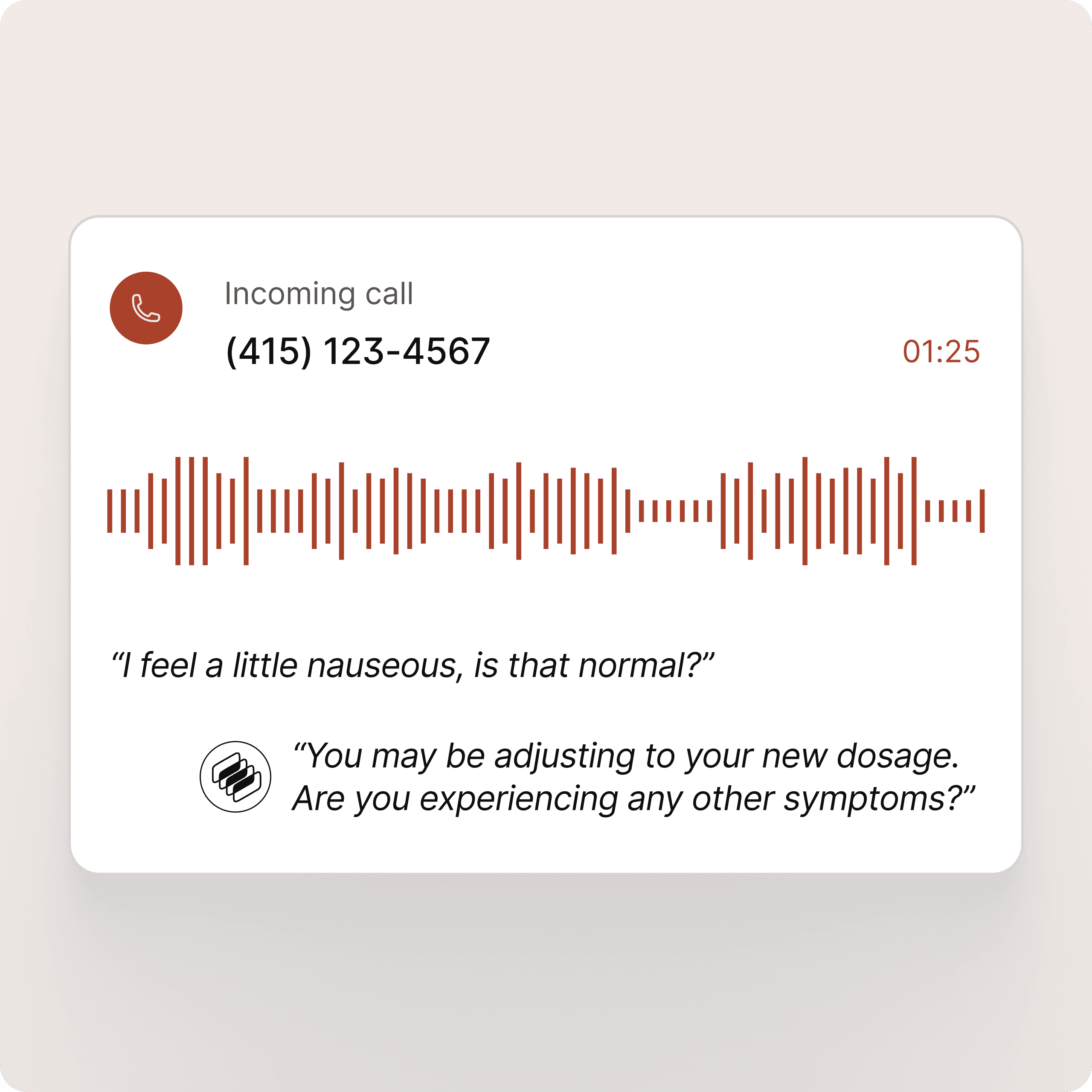 Natural conversation adapting responses in real time