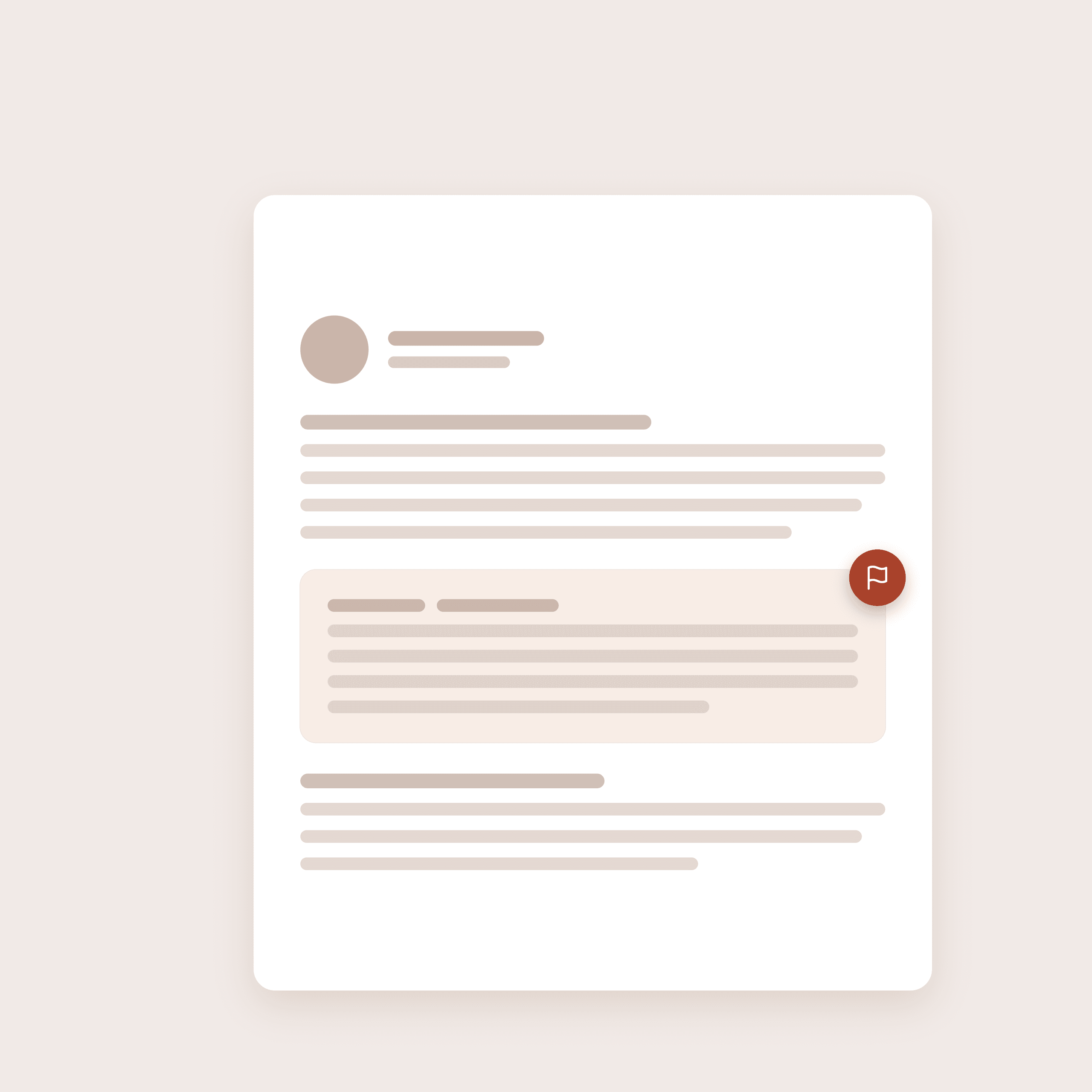 A patient record with the section most relevant to this visit surfaced and flagged