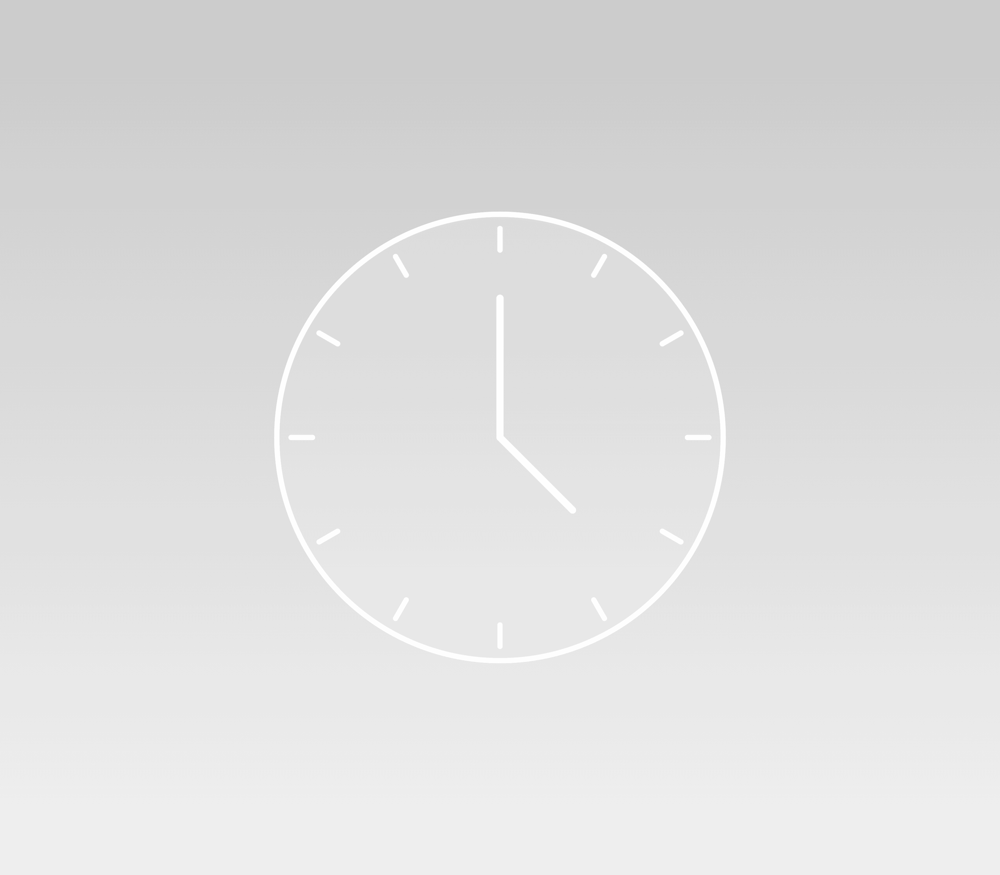A clock representing support available to patients at any hour